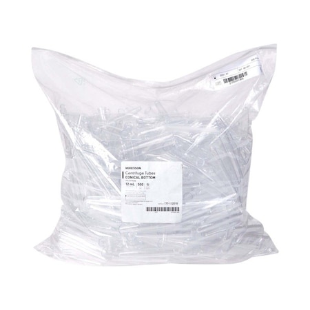 Mckesson Centrifuge Tube, 12 mL, 500PK 177-112010